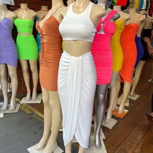 Elegant White Maxi Skirt